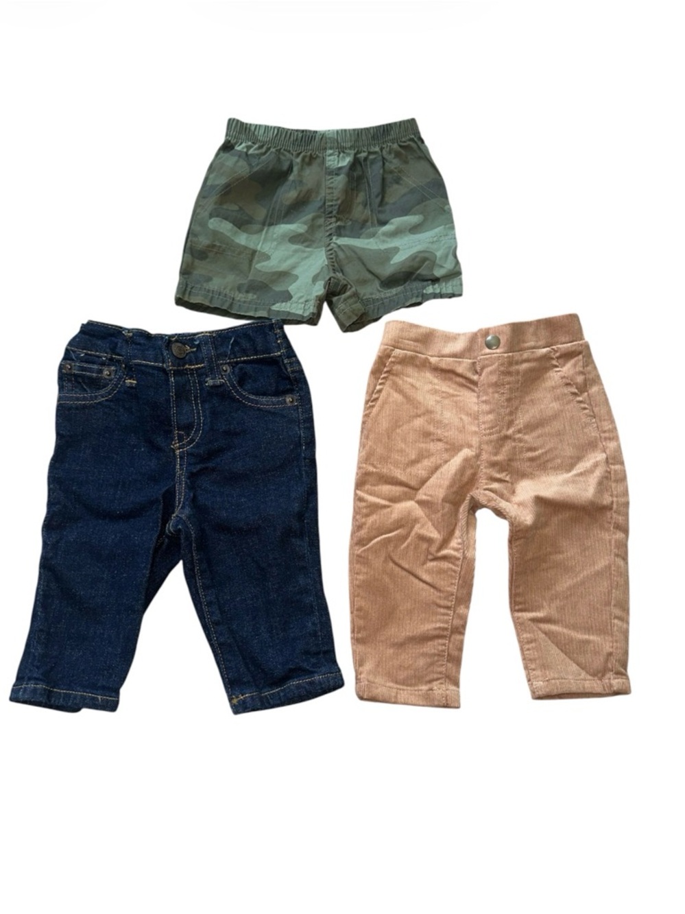 Boys Wonder Nation Carter's Polo Ralph Lauren Pants Shorts Bundle Set